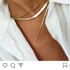All the Wire "Mallory" 24k Gold-Plated Chain